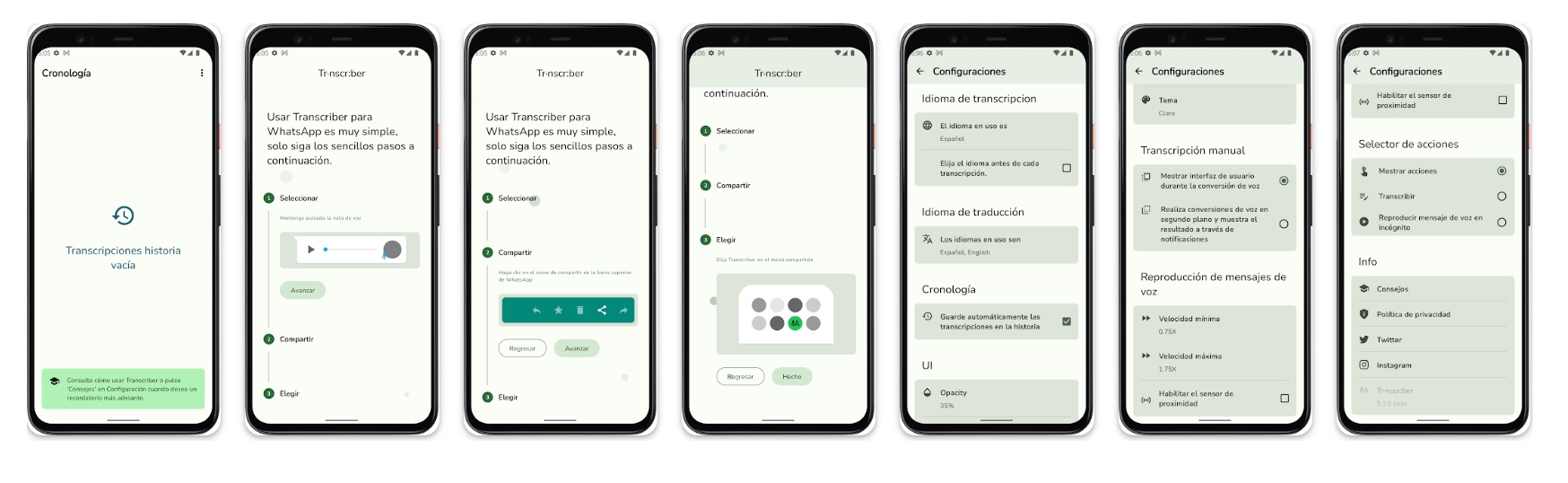 Transcreva para o aplicativo WhatsApp para transcrever notas de voz