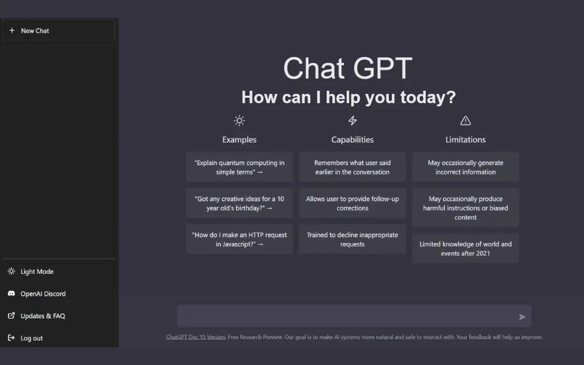 Chatgpt - Melhores inteligências artificiais gratuitas.