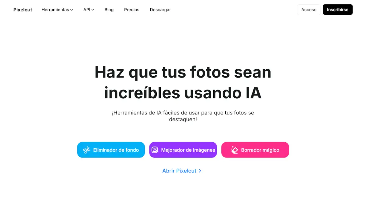 Pixelcut - Melhores inteligências artificiais gratuitas.