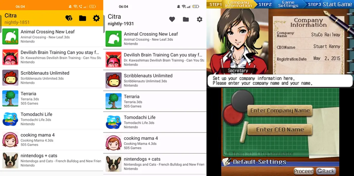 Emulador Citra MMJ 3DS no Android