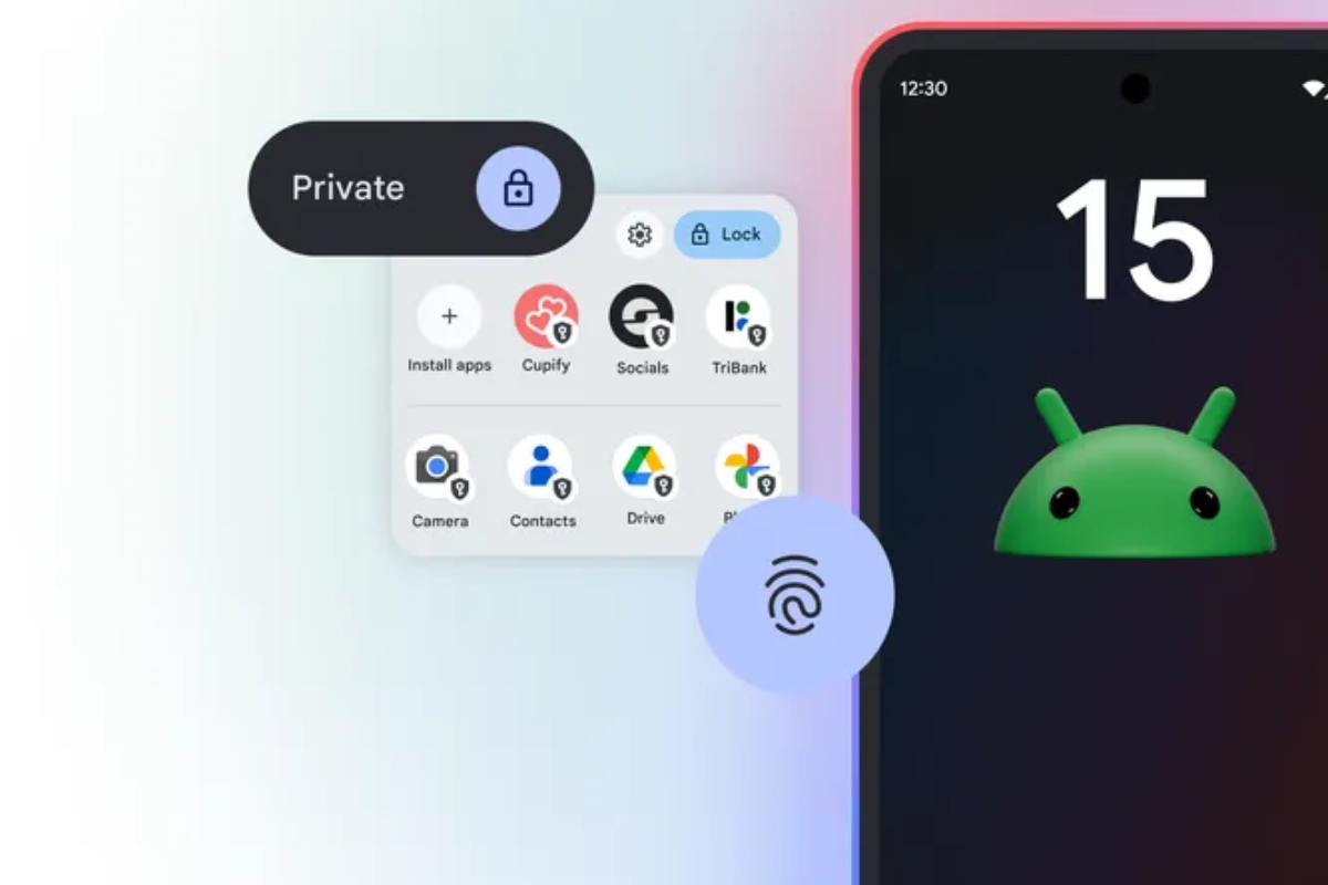 Espaço privado no Android 15