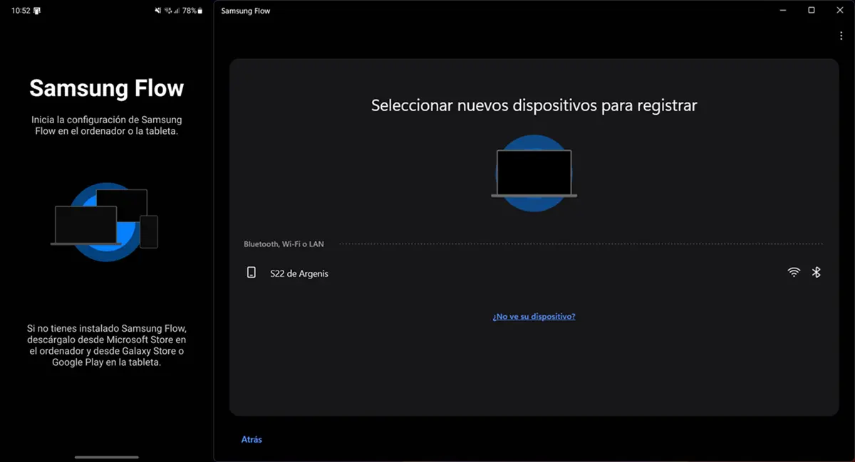 Como usar o fluxo da Samsung
