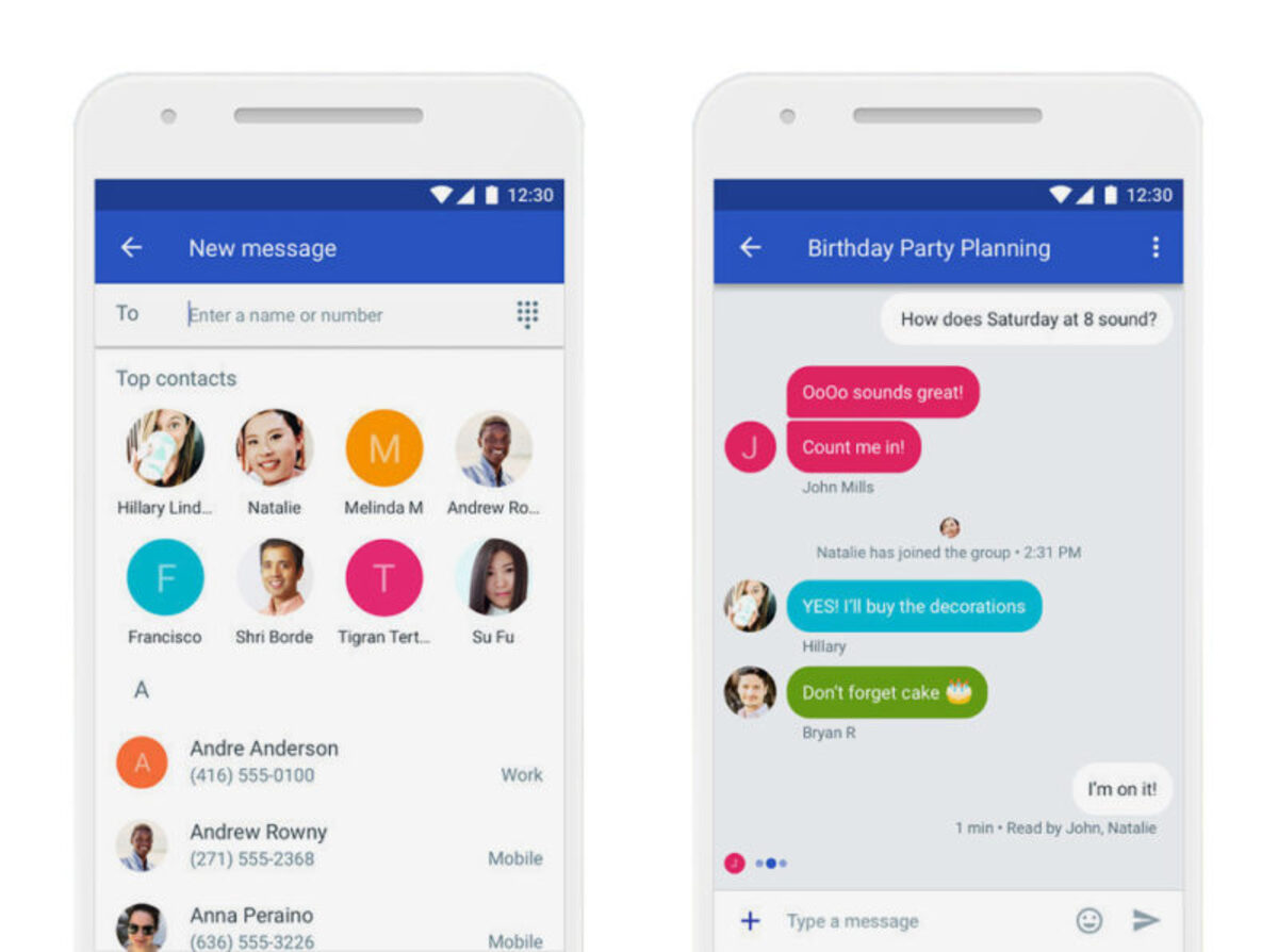 Exclua os bate -papos do RCS no Google Mensagens
