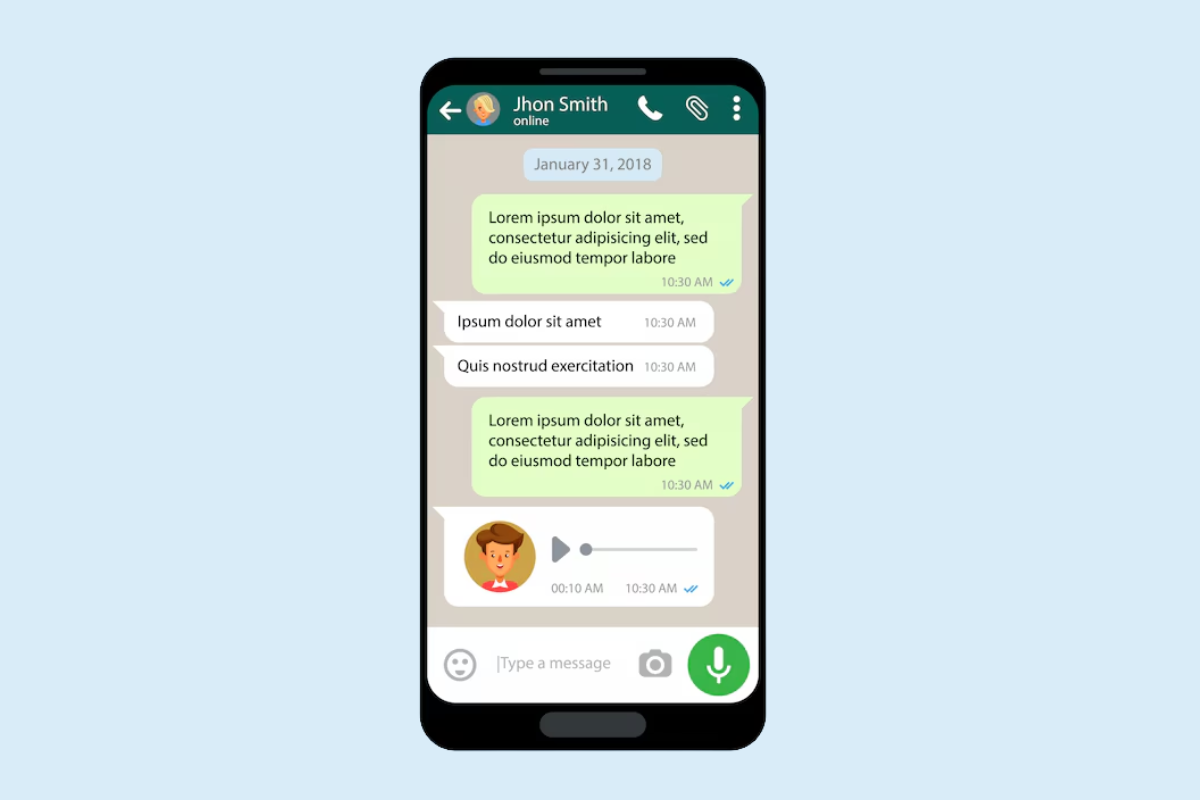 Whatsapp Chat Ilustração