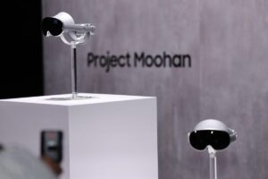Samsung tem óculos moohan do projeto XR do Android no MWC25-0