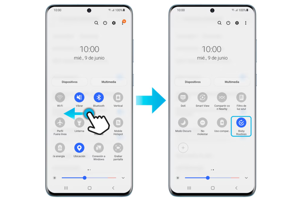 Configure rotinas Bixby