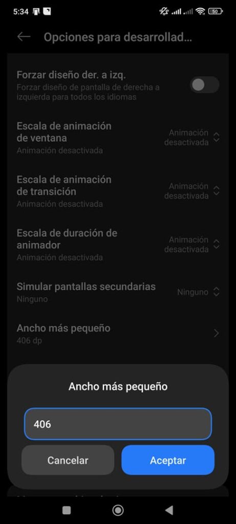 menor largura xiaomi pouco