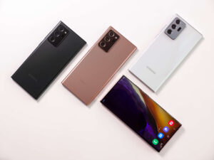 Modelos Samsung compatíveis com uma interface do usuário 8.